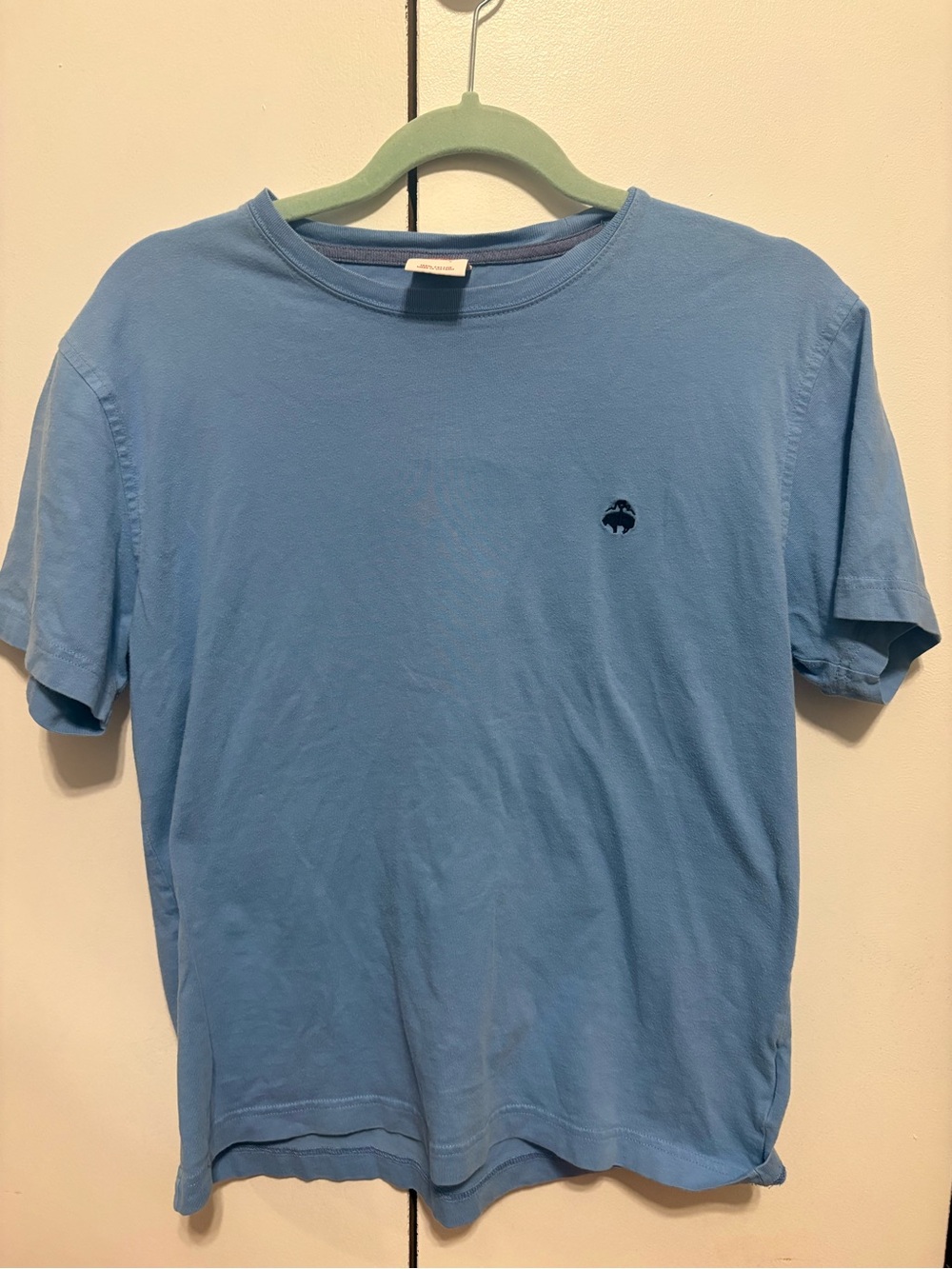 Light Blue Brooks brothers Crew Neck T-Shirt